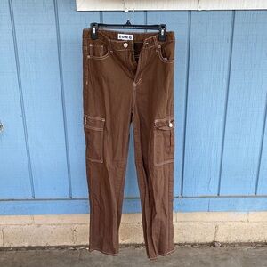 S.O.N.G Brown Cargo Jeans